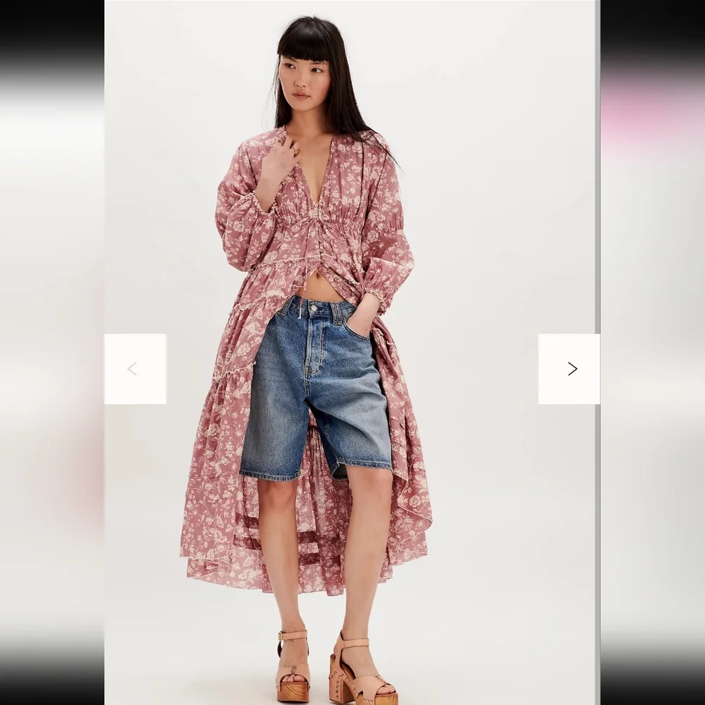 NWT Free People Pappiet Midi Dress - Picture 4 of 7